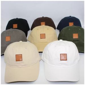 Retro Distressed Dad Cap Männer Designer Baseball Hut Mode Einfarbig Ball Caps Frauen Golf Sommer Casual Hüte