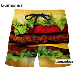 Fashion 2021 Men's Shorts Flow Cat Flower Beer Bubble/donut Orange 3d Printed Pants Casual Cool Sports Shorts Swimming Trunks