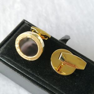Luxury Designer Cuff Links Classic French Cufflinks for men High Quality with Stamp Top gift