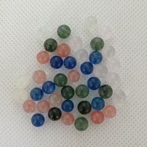 Bong de vidro colorido 6mm 8mm Quartzo Terp Pearl Ball Acessórios para fumar Conta giratória resistente ao calor para Dab Rigs Banger Nails Bongo de vidro