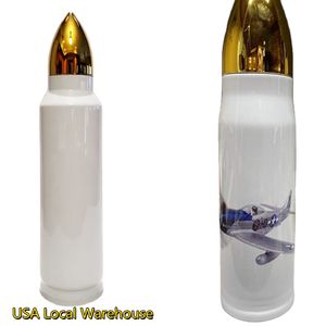 ABD Stcoks! Sublime 17 oz 34oz Bullet Tumblers Seyahat Su Şişeleri 500 ml 1000 ml Paslanmaz Çelik Çift Duvar Yalıtımlı Vakum Kahve Kupa Kupa THEROMOS Kapak ile