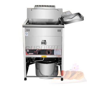 Commercial Fryer Machine Temperature Control Gas Fried Chicken Chop Maker Oil Restaurant Beverage Shop Food Processing Manufacturer