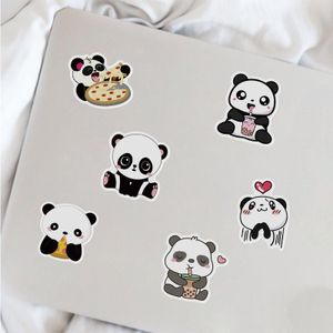 50 adet Panda Sticker Rastgele Rastgele Araba Bisiklet Bagaj Çıkartmalar Için Laptop Kaykay Motorlu Su Şişesi Snowboard Duvar Çıkartmaları Çocuk Hediyeler