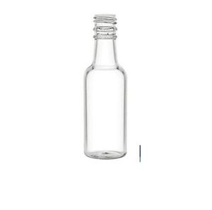 2021 new bottles Mini Liquor Bottles 50ml Clear empty plastic Wine shot