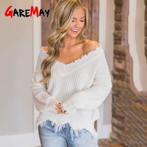 Tassel Deep V-Neck Patchwork Turtleneck Sweter Kobiety Knitwear Swetry i swetry Casual Dzianiny Jumper Pull 210428