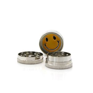 Metal 23*15mm Herb Grinders 2 Layers Tobacco Smoking Grinder 27g Hand-operated Spice Muller Crusher Smoke Accessories Wholesale Price