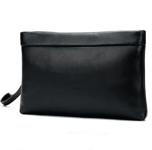 Сумки для дизайна моды мужские подлинные кожаные сцепления кошельки с крупной корейской деловой конверт сумка для кожи для кожи оптовые 9849