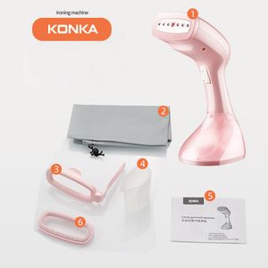 Konka KSC8152 Portable Travel Iron - 1500W Vertical Handheld Fabric Steamer, Electric Garment Cleaner in Stock EU