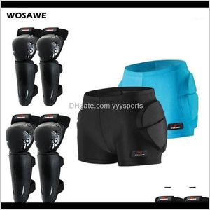 Pantaloni Wosawe Kids Outdoor Sport Protection Ski Skate Shorts Shi Ski Roller Roller Pattinaggio Matro protettivo Shorts Accamato1 WMLXN BFAUE