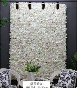 Partydekoration 2021 Künstliche Blumenwand 40x60 cm Hochzeit Hintergrund Vorhang süß 16 Dekorationen