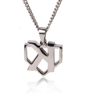 Titanium Sport Accessories Baseball Bat Cross Pendant Necklace STAINLESS STEEL Hip Hop Steel silver golden STRIKEOUT PENDANTS