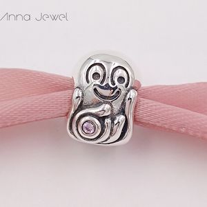 DIY charms kristna pärlor för handgjorda smycken gör rosa oktpus pandora 925 sterling silver armband kvinnor barn halsband puerto rican födelsedaggåvor 790447pcz