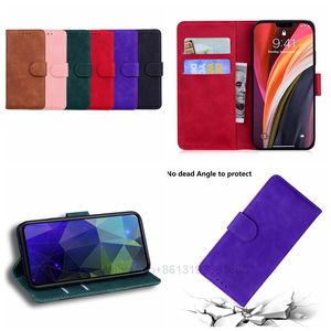 Pele sensação simples retro vintage pu carteira de couro para iphone 13 12 mini 11 pro xr xs max 8 7 6 cartão de identificação suporte de slot magnético capa