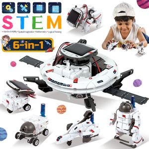 Stoud Solar Robot Educational Toys Technology Science Kits Learning Development Scientific Fantasy Toy for Kids Children Boys