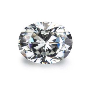 StarsGem 8 * 10mm IJ 3CT Pretty Moissanite Bead Loose Moissanite Ädelsten för smycken gör H1015