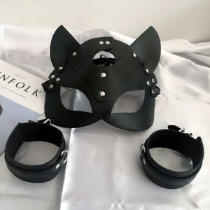 Women Sexy Eye Mask Half Eyes Face Cat Leather For Masquerade Party Carnival Cosplay Fancy Masks Dropshiping