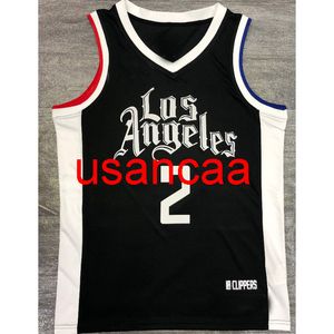 Все вышивка 2# Leonard 2021 Сезон Black Basketball Jersey Настраивает мужскую женскую молодежь Добавить любое число название XS-5XL 6xl Vest