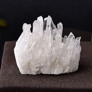 Natural White Crystal Cluster Quartz Crystal Health Healing Reiki Stone Raw Point Specimen Home Decor Raw Crystals