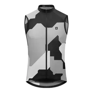 레이싱 세트 Windproof 조끼 남자 민소매 사이클링 저지 Ropa Ciclismo 경량 통기성 메쉬 사이클 자전거 홈 브레 Gilet