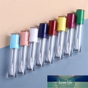 Novos 5 peças redondo vazio plástico labelo tubos de brilho labial bálsamo labial esmalte contêiner 8ml ferramenta de maquiagem diy amostras frascos preço de fábrica especialista qualidade mais recente estilo