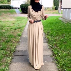 Casual Dresses Ramadan Muslim Hijab Dress Abayas for Women Abaya Dubai Turkey Islam Clothing Kaftan Elegant Longue Femme Musulmane