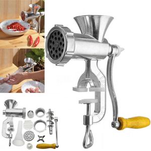 Tritacarne Tritacarne Antiruggine Gadget Tritacarne Pasta Salsiccia Tagliatella Tritacarne manuale Robot da cucina Accessori 210706