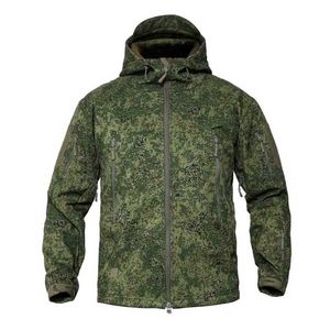 Shark Skin Soft Shell Giacca militare tattica da uomo Cappotto in pile impermeabile Abbigliamento militare Giacca a vento mimetica 211217