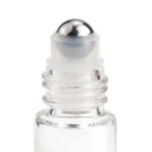 10 ml Glasflaschen für ätherische Öle, klare Bernstein-Roll-on-Ölflasche, Bambusdeckel, Edelstahl-Rollerball, Probenfläschchen für ätherische Öle GGA4739