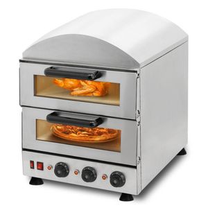 Cucina Commerciale Riscaldamento Elettrico Doppio Strato Forno per Pizza