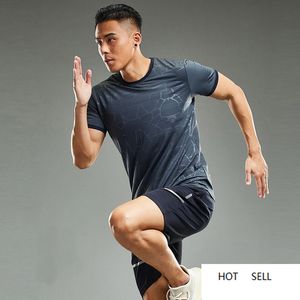 High Quality Running set Men's Sport Suits Quick Dry Running sets Clothes Sports Joggers Training Gym Fitness Tracksuits Running