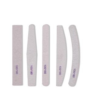 Nail Files Professional Grit Grey Boat Thick Sandpaper Sanding Buffer Beauty Tools DIY Salon