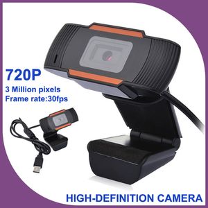 USB Web Cam Kamera HD 720P 300 Megapixel PC Camera z mikrofonem absorpcyjnym MIC dla Skype dla Android TV Rotatable Camera Camera