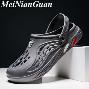 Leichte flache Herrenschuhe große Größe Casual Herren Sommer Sandalen Mode Komfort Herren Hausschuhe Wasser Camping Surf Mann Strand B8 220301