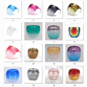 Mäns Kvinnors FaceShield Skyddsglasögon Glasögon Säkerhet Anti-Spray Mask Protective Goggle Glass Solglasögon Retail Box skickas separat