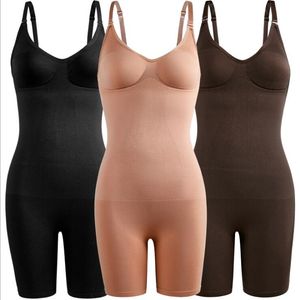 3 Colors Corset Women Seamless Full Body Shaper Tummy Control Bodysuit Backless Slimming Shapewear Fajas Colombianas Reductoras 072001