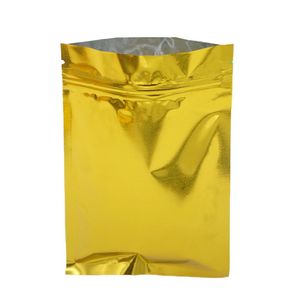 14*20cm Golden opaque self-styled bag Aluminum foil bag Mobile phone shell Food Ornaments bags Spot 100/ package 900pcs