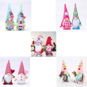 party decoration Faceless Dwarf Gnome Easter Mother's gift Gnomes Plush Holiday Doll Valentine's Day home forest elderly ornaments