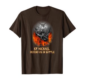 St Michael T-Shirt Angels Archangel Catholic T Shirt