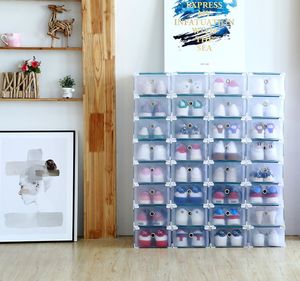The latest 34X22X13CM folding metal edging shoe storage box, multi-functional, large-capacity, a variety of styles to choose from, support customization