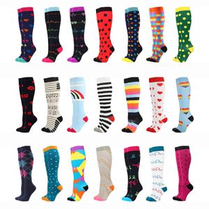 Erkekler Kadınlar Sıkıştırma Çorap Hemşireliği Tıbbi Spor Çorapları Nefes Diz Çorap Uygun Ödem Varis Vensleri Kan Circulati Y1119