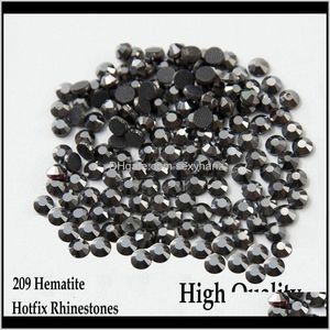 Sewing Notions Tools Apparel 209 Hematite Flatback Ss6Ss30 Different Sizes Iron On Fix Rhinestones For Diy B0I7Y