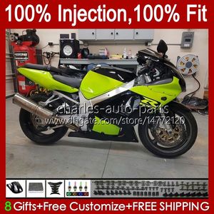 Injection Mold Body For SUZUKI GSXR 750CC 600CC 750 600 CC 2004-2005 43No.89 GSXR-750 GSXR600 GSXR750 K4 2004 2005 GSXR-600 GSX-R750 04 05 OEM Fairing Kit yellow green