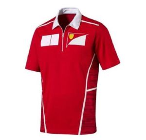 2021 F1 Formel One Racing Suit Car Logo Team Suit Car Rally Racing Suit Short-Sleeved T-shirt Male Commemorative Polo Shirt Half-299y