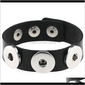 Charm juvelrycharm sier fit diy snaps knappar 18mm knut ingefära snap smycken armband läder armband släpp leverans 2021 mkw8x