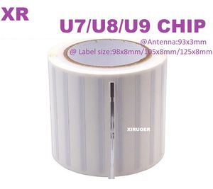 10000 шт. Антенна 93x3mm U7 / U8 / U9 Длинный диапазон UHF RFID клейкая наклейка RFID библиотека этикетки RFID теги для управления книгами