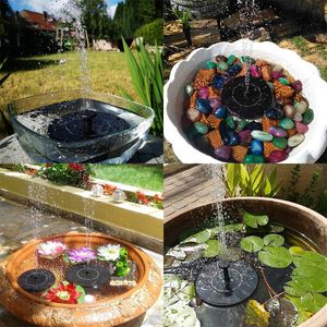 Solar Mini Fountain Kids Sumber Birthday Party Decoration Outdoor Zabawki Pompa Wodna Ogród Deco Basen Dekoracje stawowe