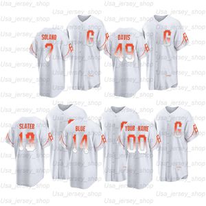 Buster Posey 2021 City Connect San Francisco Trikot Logan Webb Mike Yastrzemski Brandon Crawford Jeff Samardzija Stella Kevin Pillar Longoria Gürtel Alex