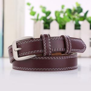 Cintos Retro Belt Women Women Classic PU Custhe Band Fashion Alloy Pin Fuckle com Acessórios de cintura de roupas femininas