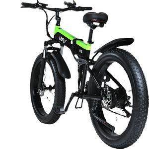 LAFLY X-5 1000W Fat Tire Electric Bicycle Outdoor MTB Bike Electric Bike for Men 48V Lithium Battery 4.0 Folding ebike