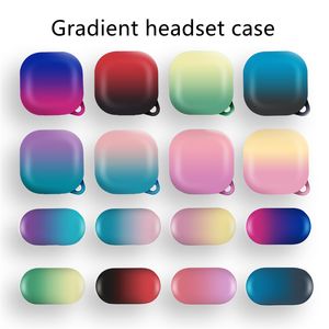 Custodie sfumate per Samsung GalaxyBuds Live Buds Plus Pro Accessori per auricolari rigidi per PC Cover Custodie protettive 8 colori